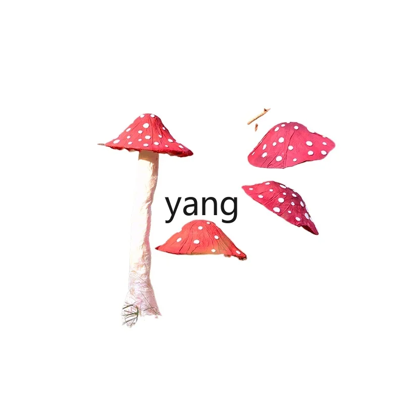 

Yjq Wedding Paper Flower Handmade Simulation Mushroom Shopping Window Display Cabinet Props Kindergarten Handmade Article