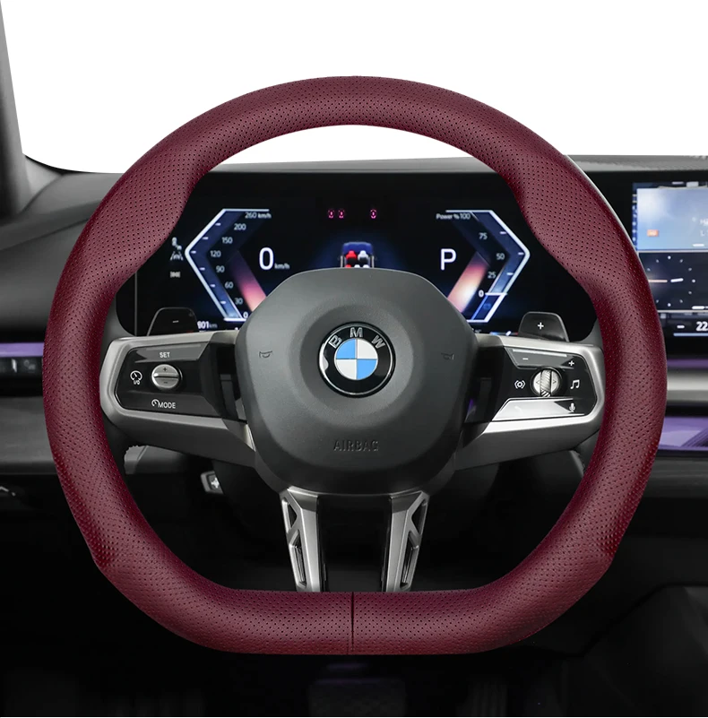 Für BMW D-förmige Lenkradabdeckung, ultradünn, 4 5 7 Serie, M5, i5, i7, G22, G23, G26, G60, G70, F10, F90, G60, G70, G82, G83 G26 – Detail 17