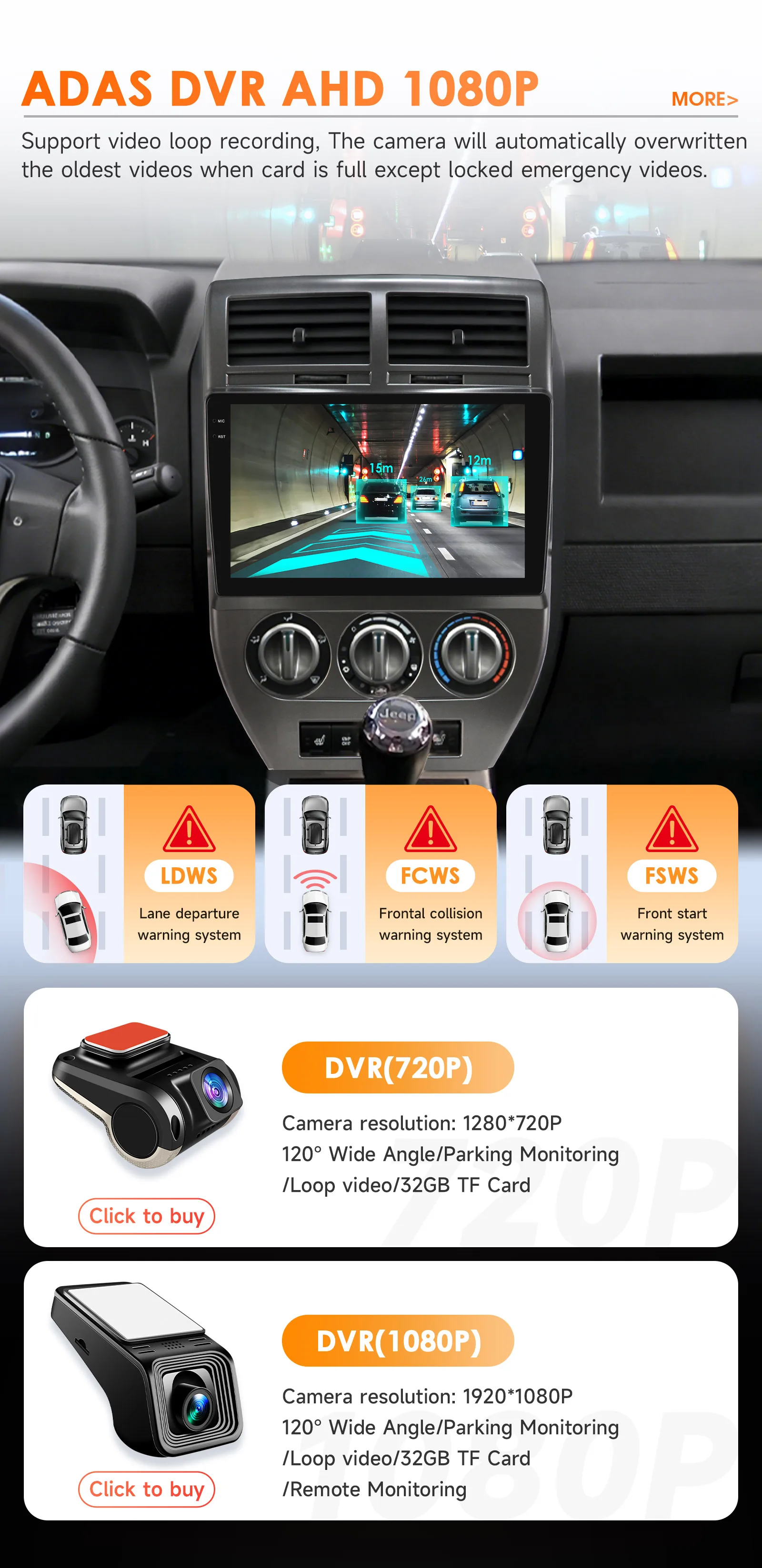 Android 14 Autoradio für Jeep Compass Patriot 2007 2008 2009 Carplay Android Auto Multimedia-Player GPS 360-Kamera Bildschirm SWC RDS – Detail 38