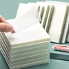 4 Packs 200 Sheets PET Sticky Notes, Waterproof Translucent Self-adhesive Label Sticker, Transparent Writable Tags 1