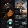 Amoled Ultra-thin Curved Waterproof Smartwatch Women Blue Tooth Call Smart Watch Men Sleep 24h Heart Rate Health Monitor Sports 2