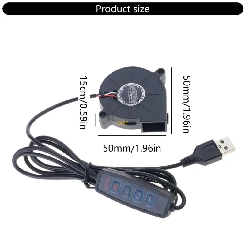 50x50x15mm USB 팬 5V 브러시리스 5015 냉각 PC 컴퓨터 케이스 3D 프린터 CPU 라디에이터 조정 가능한 속도 3500RPM