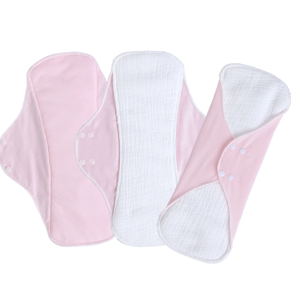 Eco-Friendly Reusable Cotton Sanitary Pads - High Absorbency and Leak-Proof