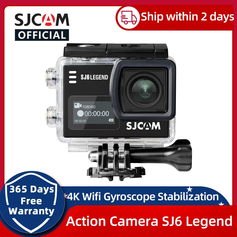 Original Sjcam Sj6 Legend Action Camera 4k Wifi 30m Waterproof Ultra Hd