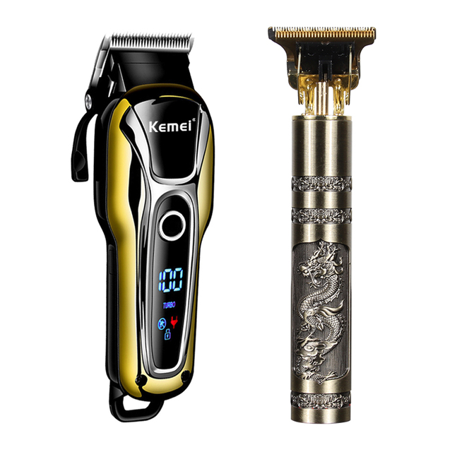 LCD Electric clipper set Trimmer USB Hair Clipper Rechargeable Shaver Beard Machine chargeable For Men Cut barber cutting m