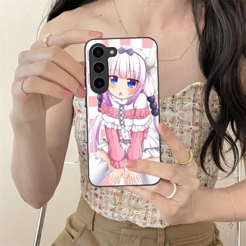 Anime Kanna Kamui Cell Phone Case For Samsung Galaxy S23 S22 S21 S20 S10 S9 Plus Fe Ultra Lite Black Soft Phone Cover Funda