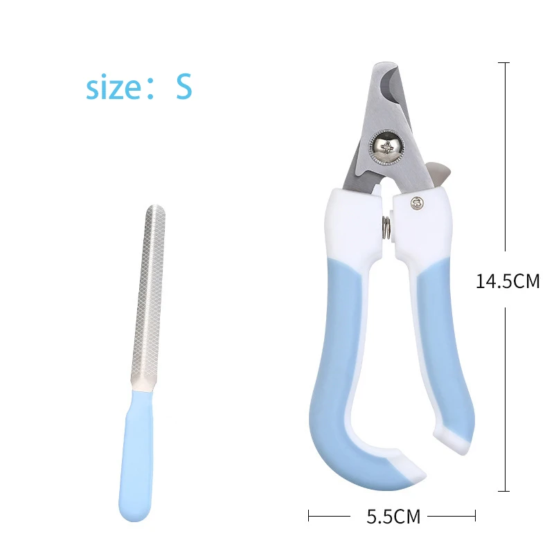 Dog Nail Clipper Scissors Kitten Nail Toe Claw Clippers Trimmer Labor-Saving Grooming Tools for Animals General Pet Supplies