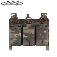 OPHIDIAN V5 PC Triple Magazine Panel Triple 5.56 Magazine Pouch Front Panel Laser Cut Hunting Gear 1