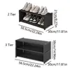 Dust Proof Cover Long Shoe Rack Large Capacity Free Standing Shoe Cabinet Double Row Easy To Install Shoe Storage Shelf Boot 6