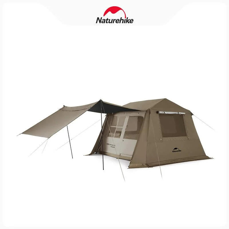 Naturehike Village 6.0 Ridge Titanium Rubber Quick Opening Tent Outdoor Camping Canopy Rainproof Waterproof Cabin Tent