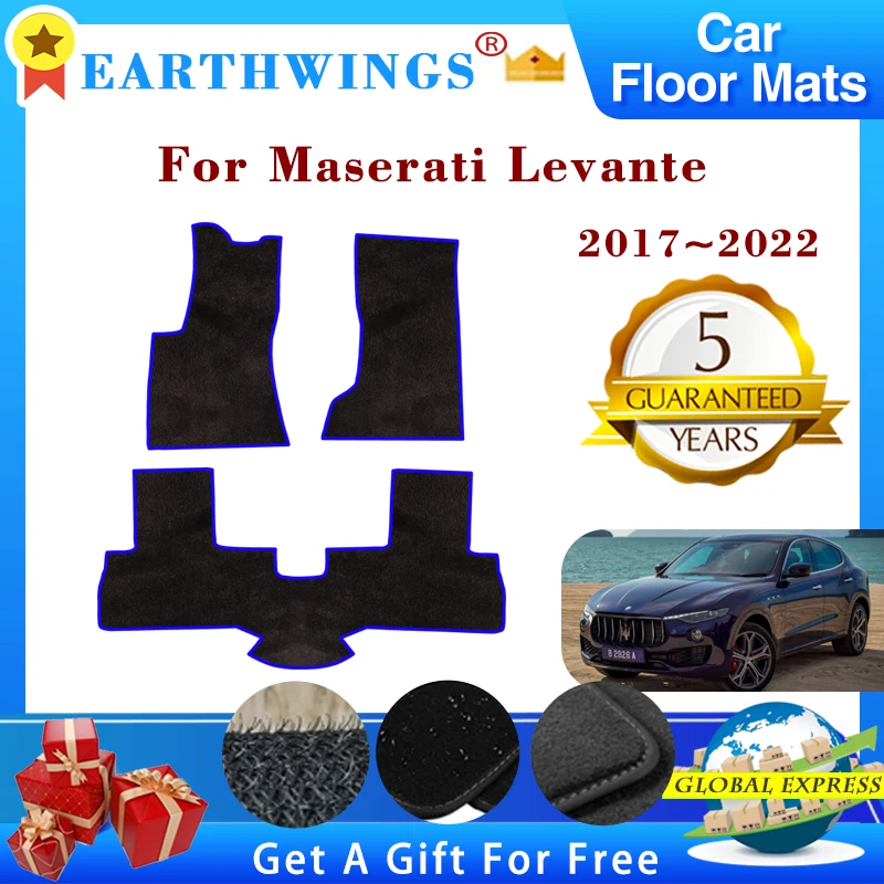 

Car Floor Mats For Maserati Levante 2017~2022 2018 2019 Carpets Footpads Anti-slip Cape Rugs Cover Foot Pads Auto Accessories