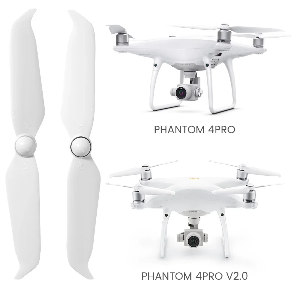 4개 9455S 저소음 프로펠러(프로펠러 베이스 포함) DJI 팬텀 4 Pro/V2.0 드론 액세서리용 퀵 릴리스 프로펠러 블레이드