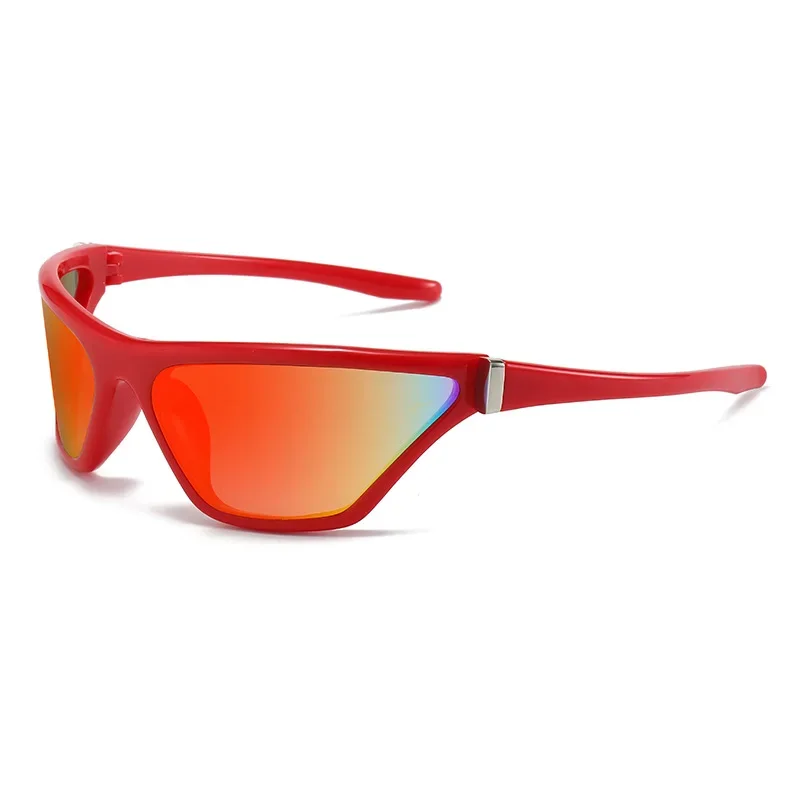 

New Sunglasses Y2K Fashion Cat Eye Trend Glasses Outdoor Windproof Sunscreen Technology Futuristic Sense Sports Sunglasses