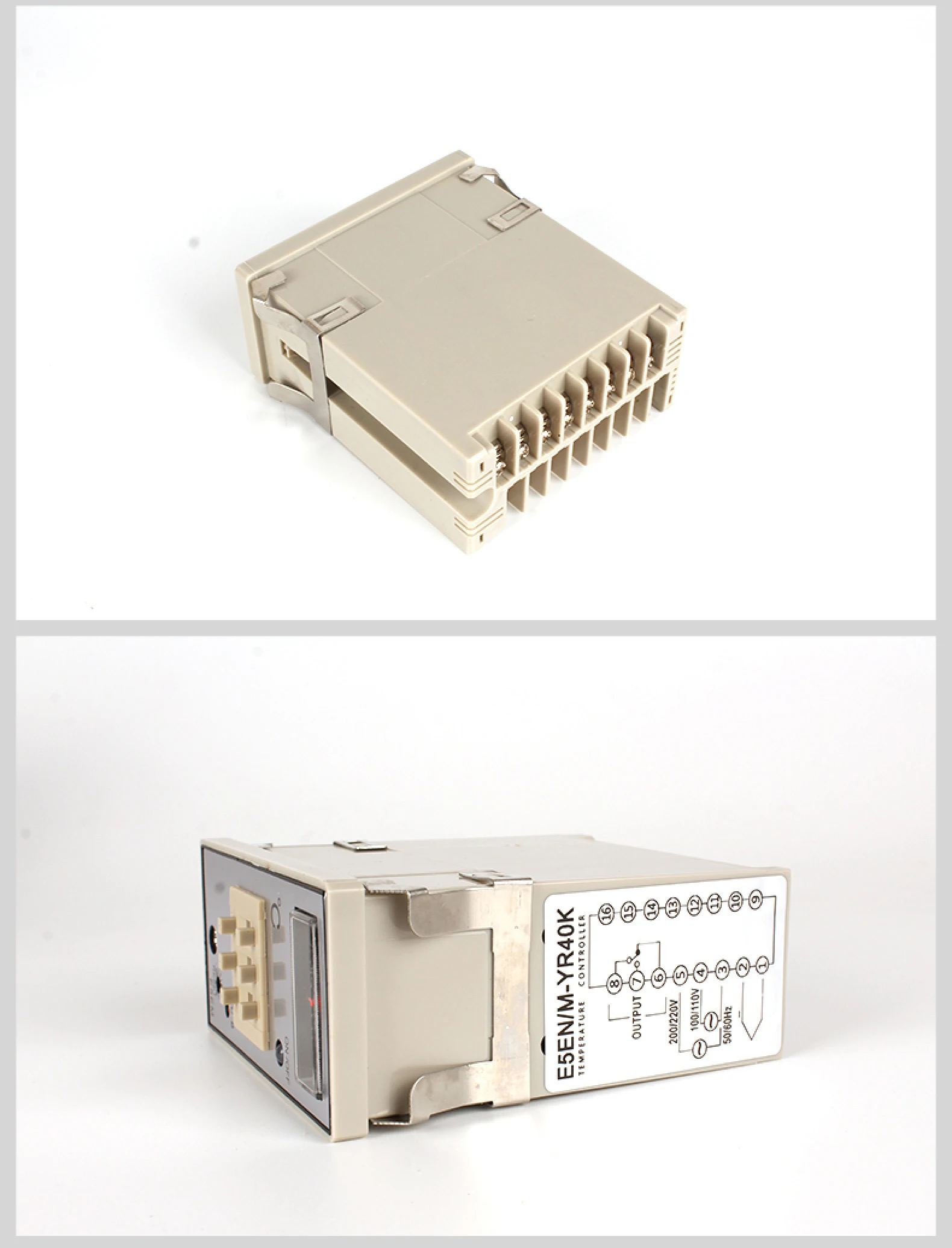 Pointer Temperature Controller E5EM-YR40K K-Type Thermocouple 0‑399°C Analog Rot