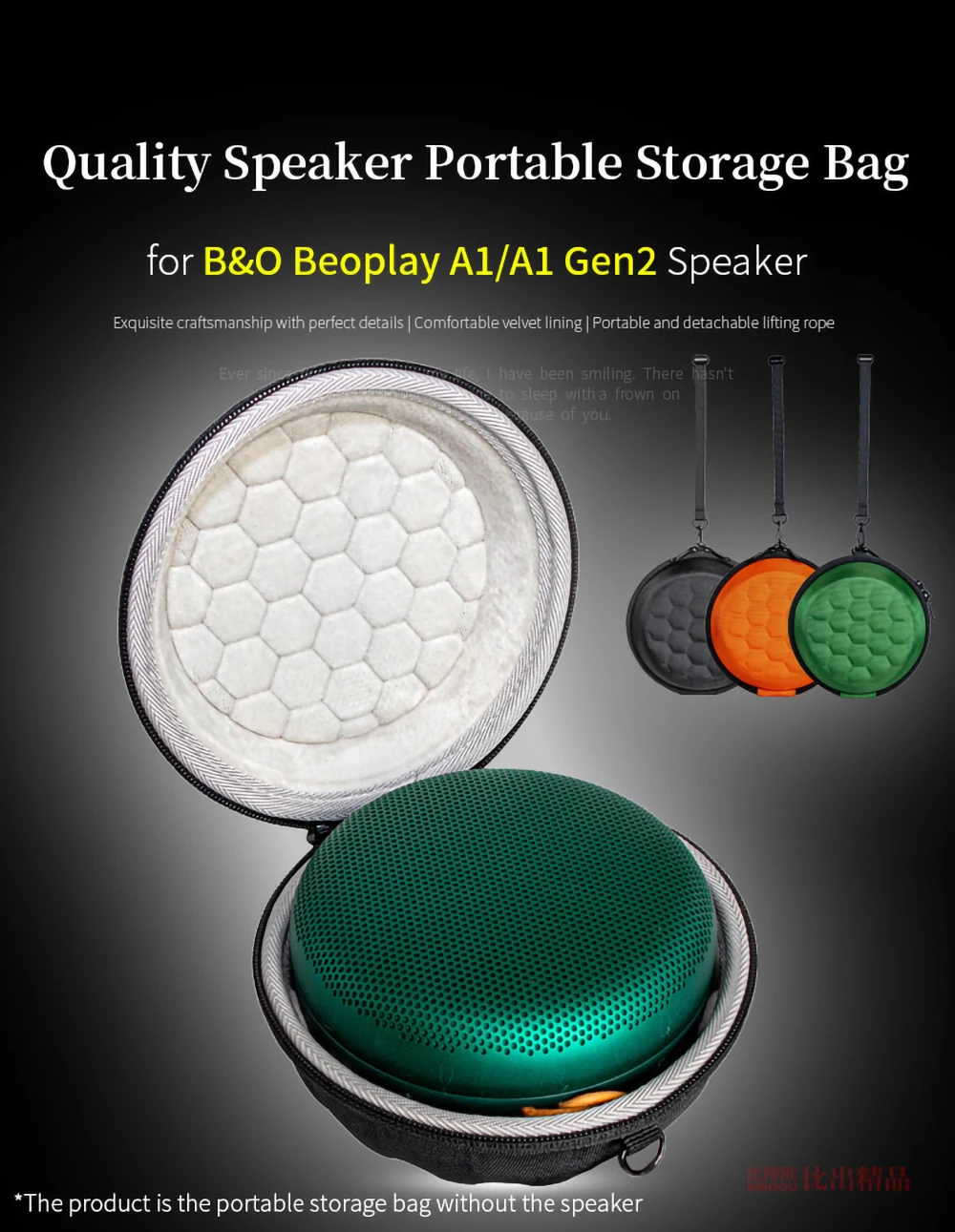 Quality Hard EVA Storage Bags for B&O Beosound A1 2nd Gen2 Speaker Box Outdoor Portable Beoplay A1 Speaker Travel Carrying Case