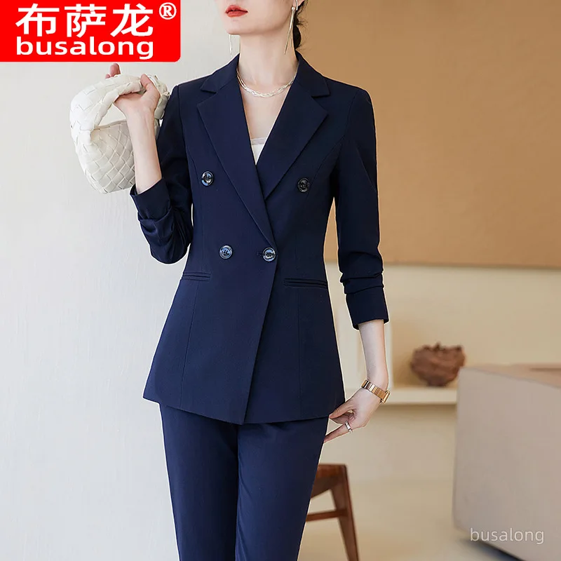 

Business Suit Women's High-End Business Suit Workplace Commuter Formal Wear Jewelry Shop Building Sales Department Workwear Autu