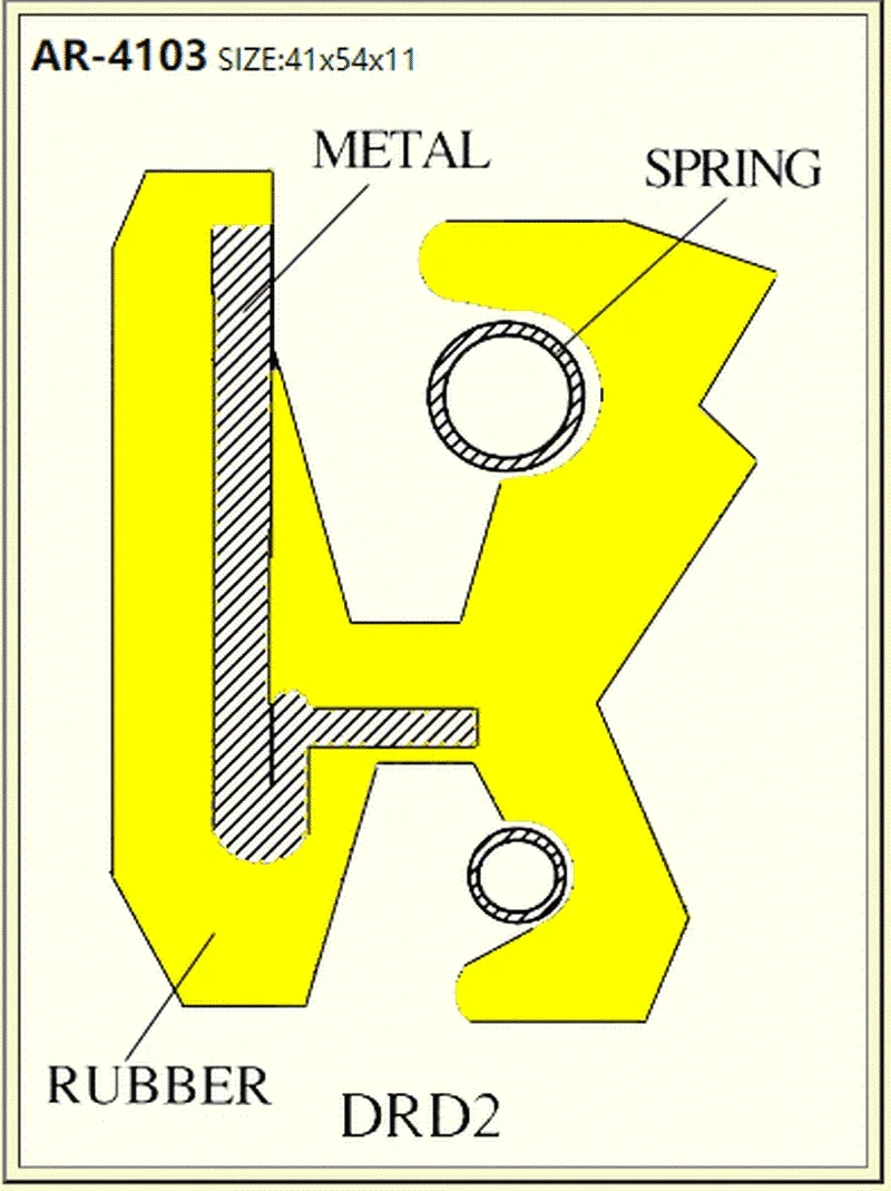 Рисунок 4 - Переднее амортизирующее сальниковое