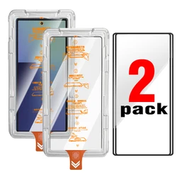 Premium Screen Protector Set - Easy Install Tempered Glass Film - Galaxy Z Fold 8 (2 Pack)