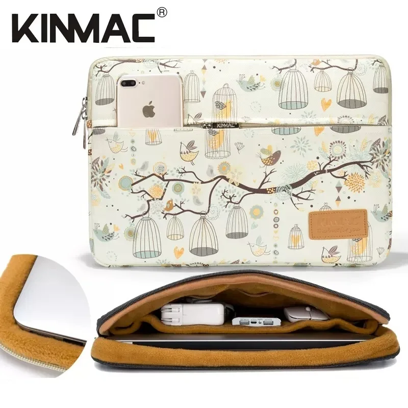 Kinmac 360° Protective Laptop Shoulder Bag - Water-Repellent, Full Cushioned, With Suitcase Strap, Adjustable Shoulder Strap For 13-15" Laptops, Travel & Work Commute - View #14