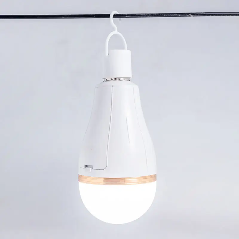 LED Bulb Light Smart Charging Chip Power Failure Emergency Home 18650 Battery Flicker-Free with Hook Detachable Emergency Bulb - Image 4