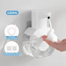 새로운 벽걸이형 자동 비누 디스펜서 폼 스마트 손세척기 500ml 액체 충전식 욕실 인덕션 센서 - 알리익스프레스 가격 8,900원