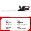 ONEVAN 2000W 51CM Brushless Hedge Trimmer Electric Cordless Garden Bushes Branch Cutting Power Tools For Makita 18v Battery 3