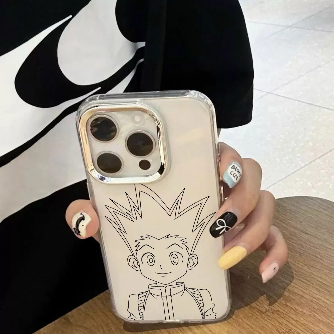 Transparent Soft Anime Hunter × Hunter Phone Case