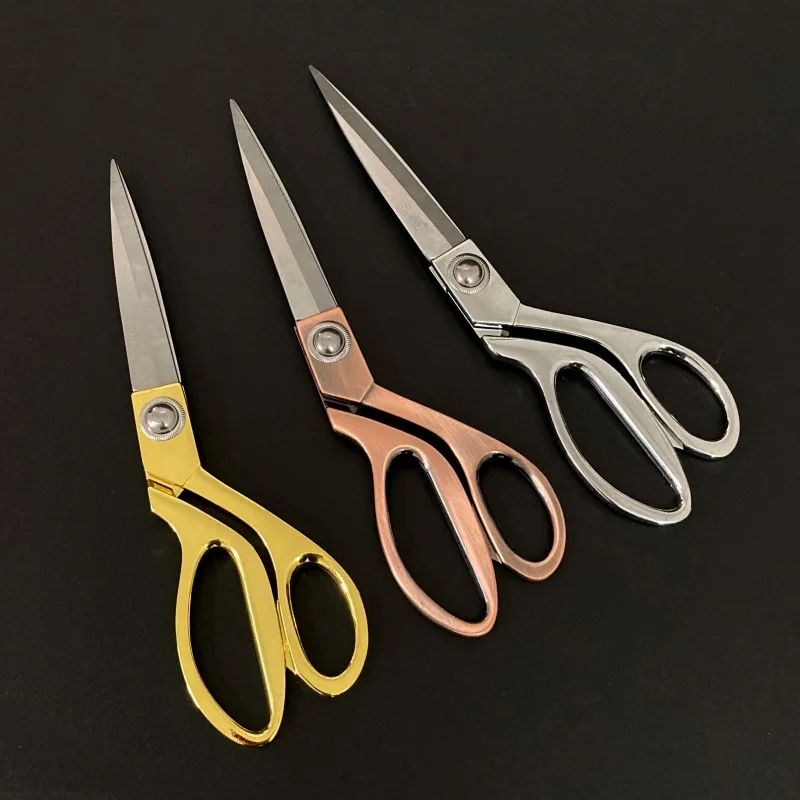Tailor Scissors Galvanized Alloy Stainless Steel Large Scissors 8/9/10 Inch  Clothes Fabric Scissors Sewing Scissors Leather