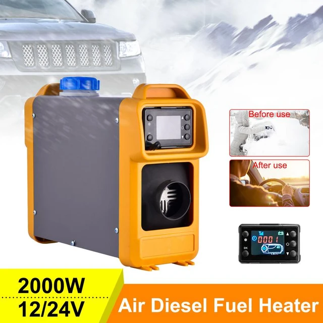 12V/24V 2KW/8KW Car Diesel Heating Air Heater All In One autonomous heated  heater for Trucks Motor-Homes With LCD - AliExpress