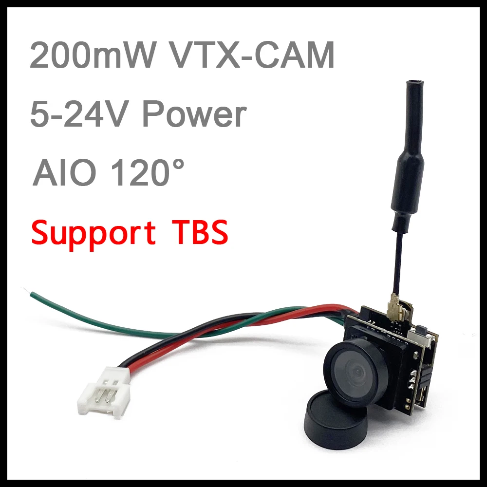 RXCRC FPV 48CH 200mW adjustable Transmitter VTX-CAM