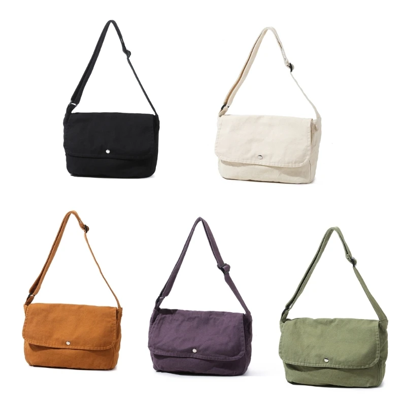 

Fashion Shoulder Bag Leisure Bag Large Capacity Bag for Women Student Solid Color Crossbody Bags School Bag