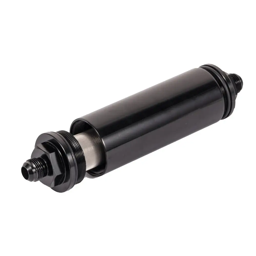 

Performance Racing Aluminum Body 50 Microns Stainless Element An Fitting Inline Fuel Filter