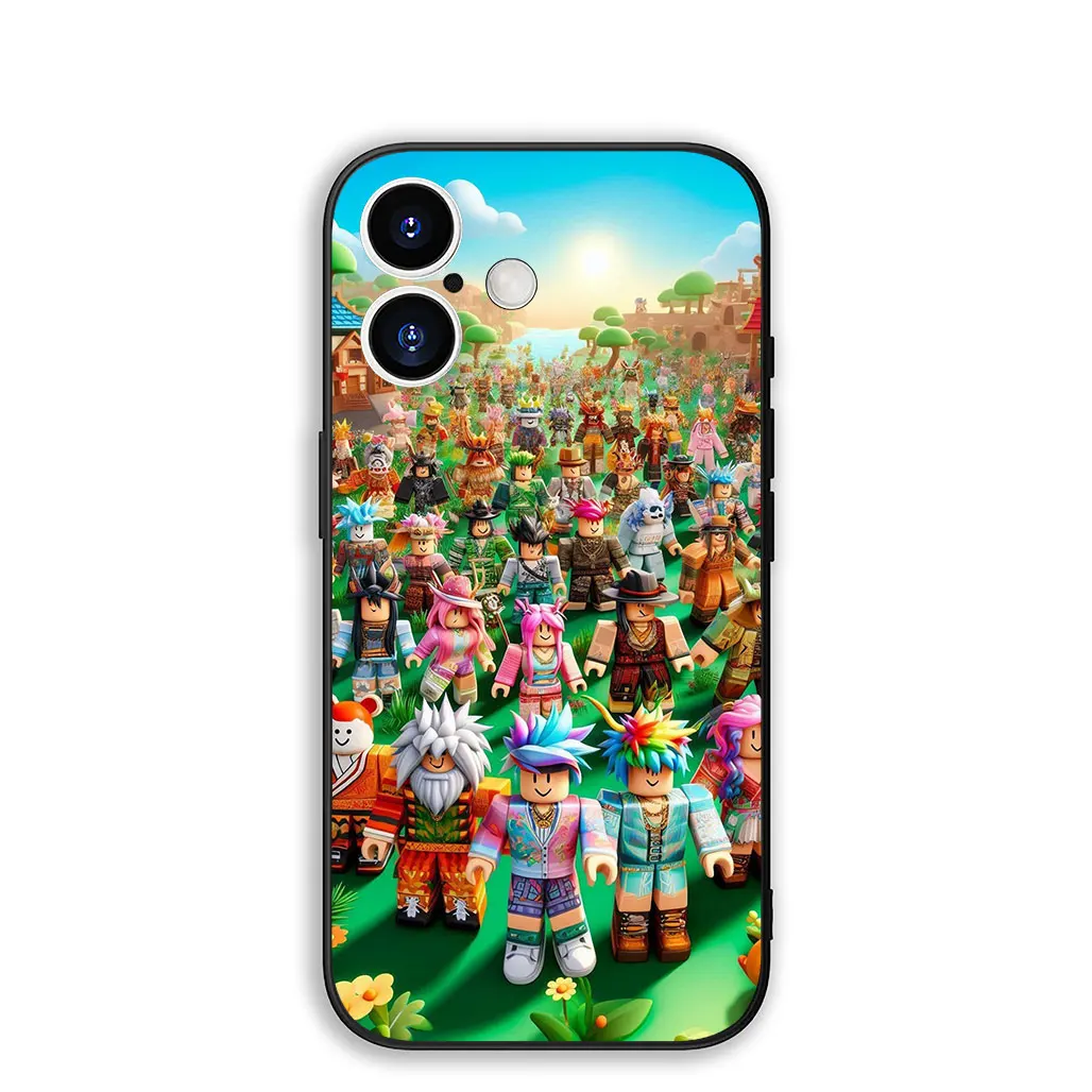 Cartoon R-Robloxs Wallpaper Phone Case Cover