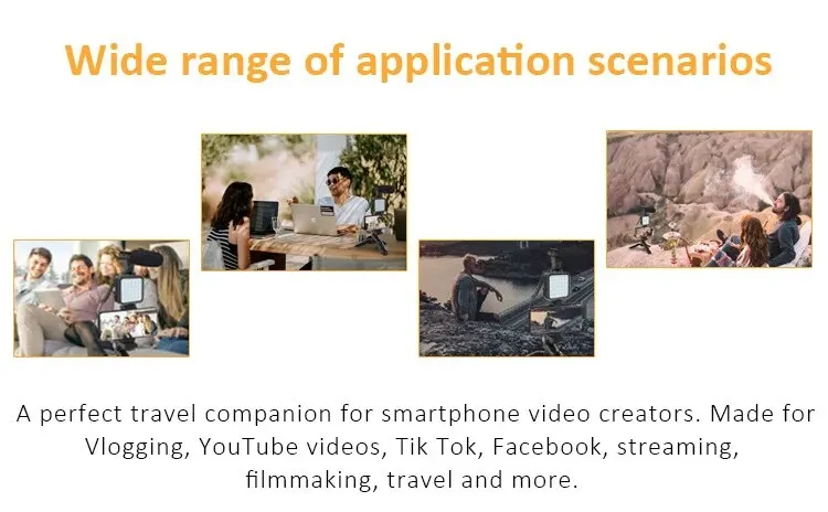 Description Picture 3 of itemMACTREM VLOG Video Dedicated Artifact Mobile Live Streaming Camera Holder Tripod Beauty Fill Light Microphone Internet Celebrity