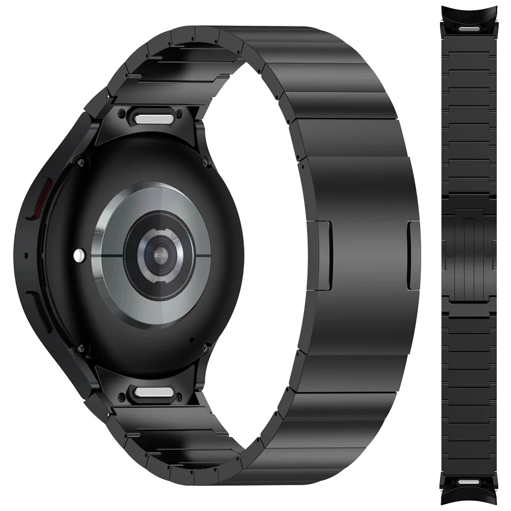 

Металлический ремешок из титана для Samsung Galaxy Watch 6 5 Pro 40 44 мм/6 4 Classic 47 мм 46 мм без зазоров браслет ремешок