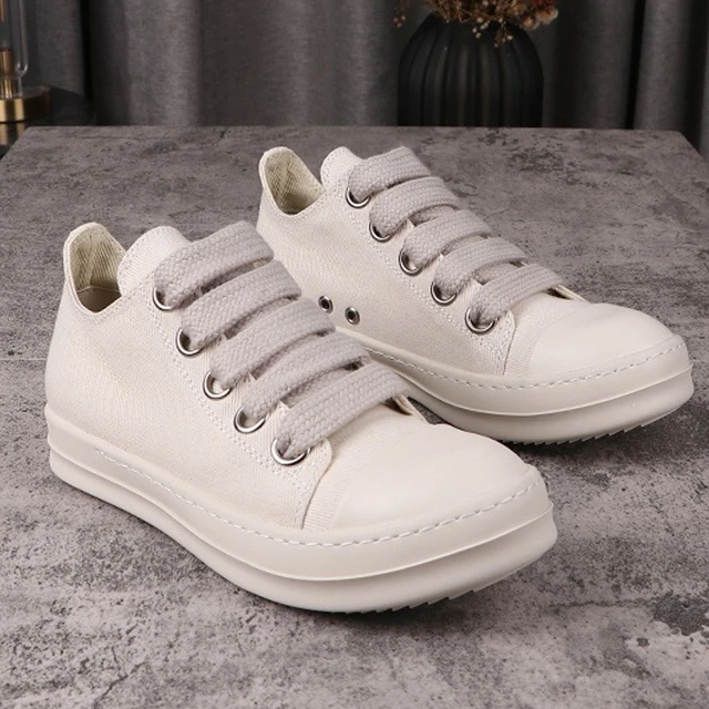 Rick High Street Ro Owens High-top Design Men's Sneakers Men's Casual Shoes  Women's Sports Shoes Women's Sneakers Male Sneakers - Men's Vulcanize Shoes  - AliExpress