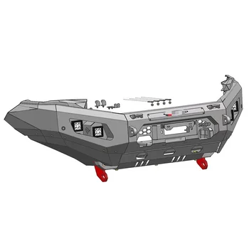 Toyota Hilux Revo 4×4 Steel Front Bumper OEM Bull Bar 2020 Onwards