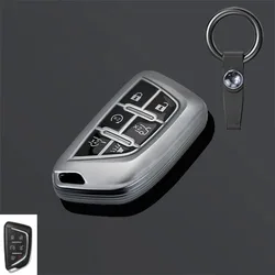 Premium Luxury Car Key Fob Cover Case - Stylish Protection (Grey set 1)