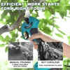 Cordless Pruning Shears Rechargeable Electric Scissors Brushless Garden Pruner Electric Cutter for Makita 18V Battery 4