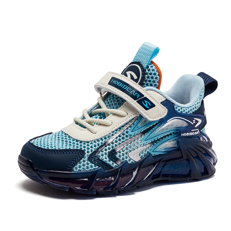 Breathable Kids Sneakers Pink Non Slip Casual Shoes