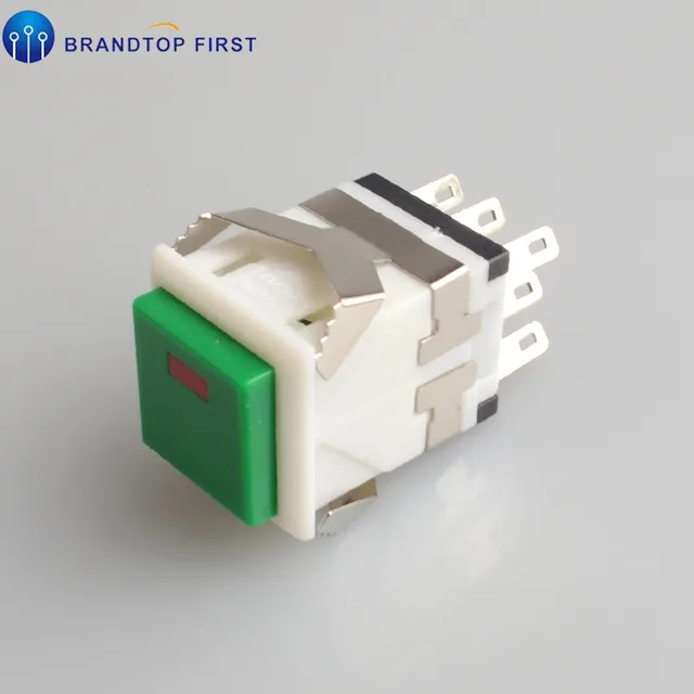 KD222 Momentary ON(ON) square LED illuminated small square push