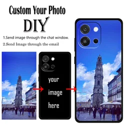 Customized DIY Photo Phone Cases - Personalized Soft TPU Cover for OnePlus 15 (Custom Black Case)