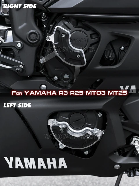 エンジンガードスライダーyamaha yzf R3 R25 MT03 MT25フェアリング