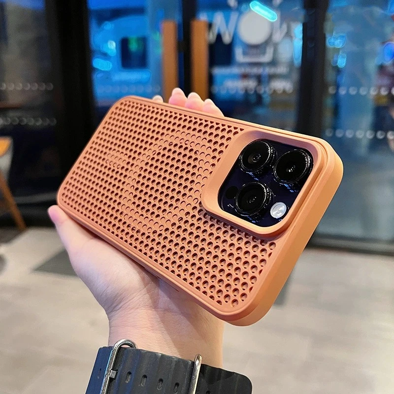 Ultra-Thin Magnetic Mesh Case with Heat Dissipation and Shockproof Matte Finish