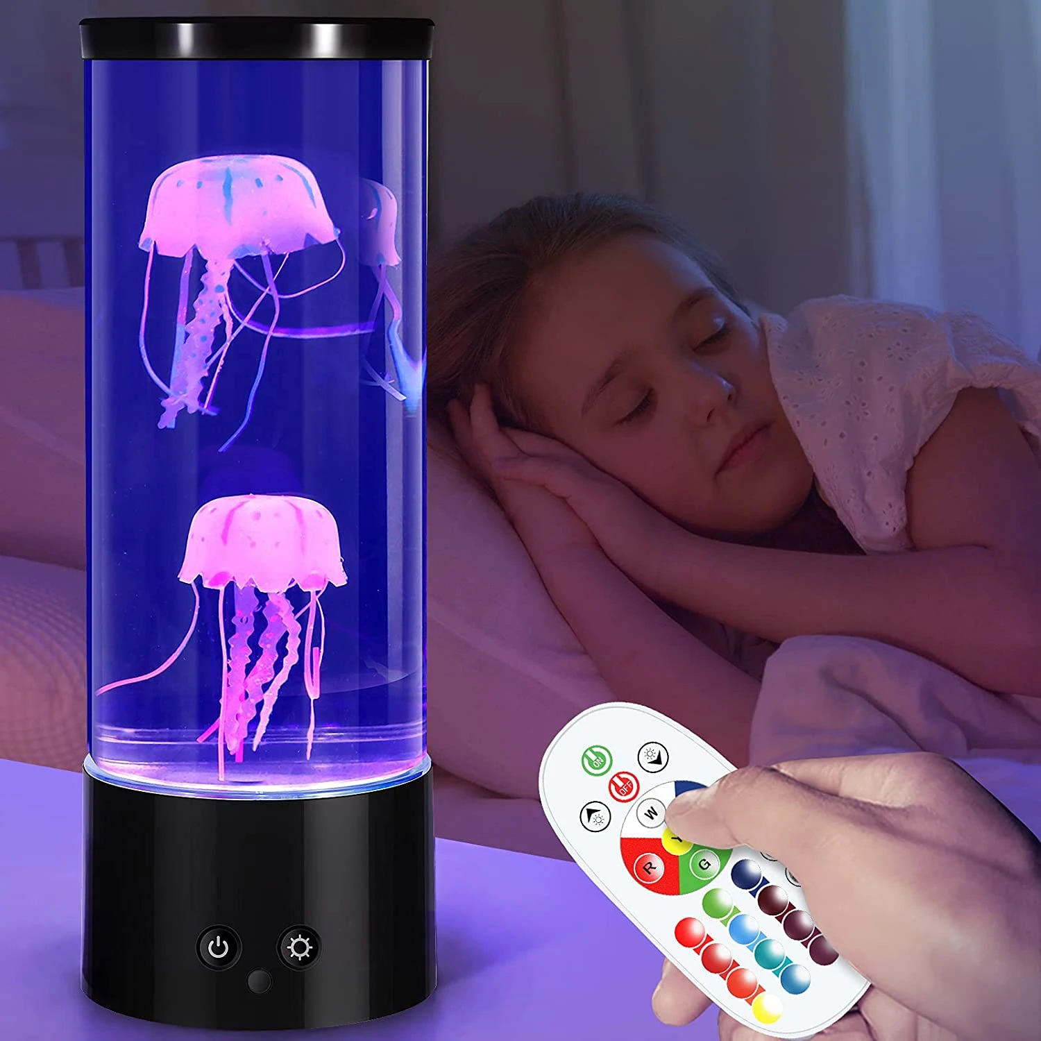 dinosaur light Led Fantasy Jellyfish Lamp Usb/battery Powered Color Changing Jelly/fish/volcanic Lamp Relaxing Mood Night Light Home Decor candle night