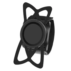 Magnetic Wrist Strap Phone Holder with Universal Strong Magnet for Sports and Outdoor Activities (Black)