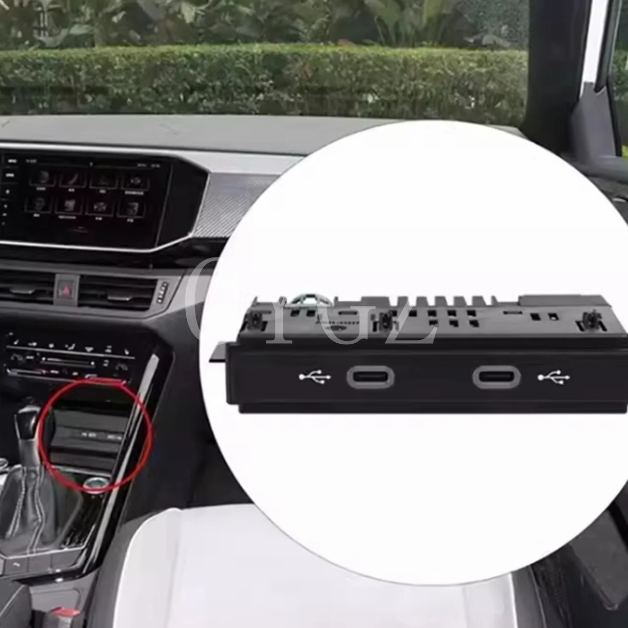 5NA035700 타오스 투란 파사트 45W 고속 충전 모듈, 45와트 타입-C 충전 USB 인터페이스