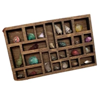 1:12 Miniature Trinket Shelf Miniature Crystal Shelf Dollhouse Miniature Decor Printers Tray Miniature Durable Easy Install 2
