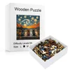 Adults Wooden Animal Puzzle DIY Crafts For Kid Brain Trainer Jigsaw Puzzle Hell Difficulty Family Interactive Game Wooden Puzzle 2
