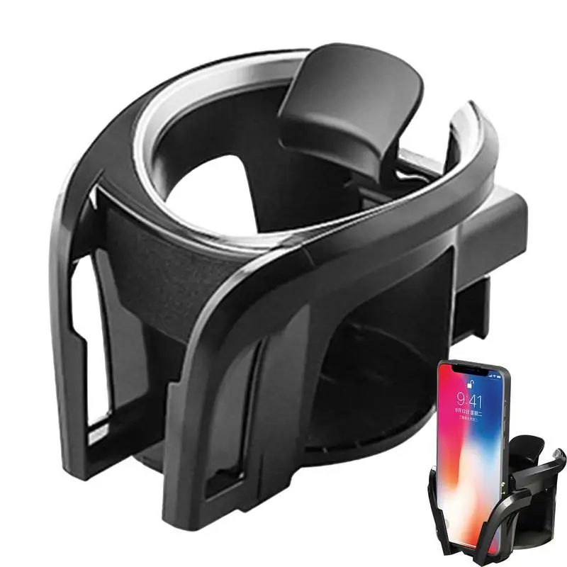 

2 In 1 Car Cup Holder Car Air Vent Cup Holders Expander Multifunctional Insert Adjustable Coffee Drinks Car Water Cupholder